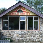 bakery (renovated, dilapidated stone horse shed)